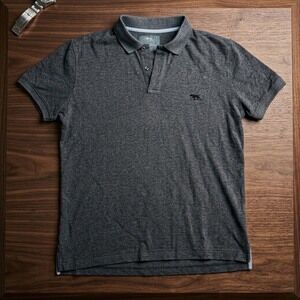 Rodd & Gunn Men's L Polo Shirt Grey Old Money Quiet Luxury Preppy Classic
